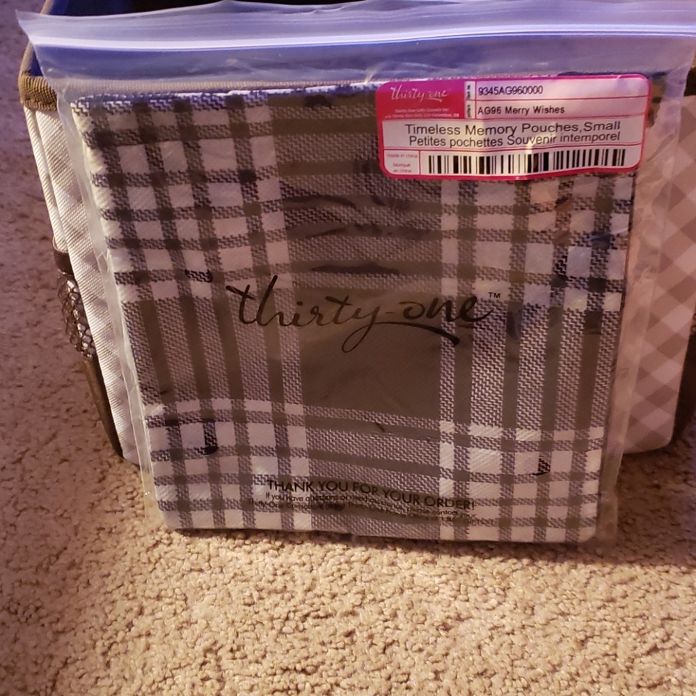 Thirty-One Timeless Memory Pouches Small